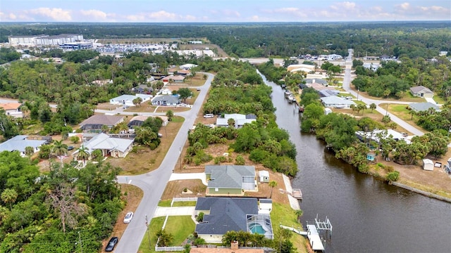 474 Lomond Dr, Port Charlotte, FL 33953 - aerial view of residential area with a large body of water