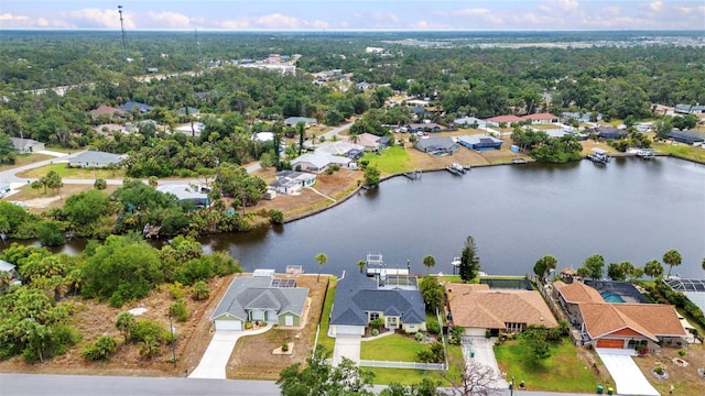 474 Lomond Dr, Port Charlotte, FL 33953 - aerial view of residential area with a nearby body of water