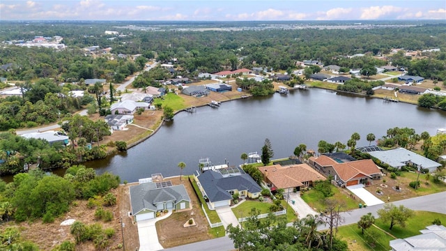 474 Lomond Dr, Port Charlotte, FL 33953 - aerial view of residential area with a nearby body of water