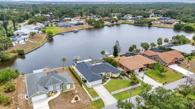 474 Lomond Dr, Port Charlotte, FL 33953 - aerial perspective of suburban area with a nearby body of water