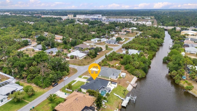 474 Lomond Dr, Port Charlotte, FL 33953 - view of property location with a large body of water and nearby suburban area
