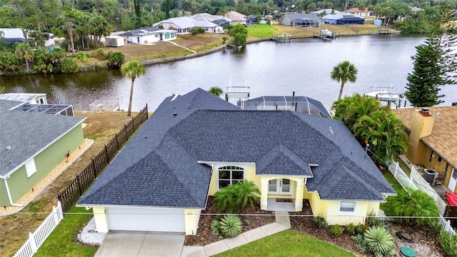 474 Lomond Dr, Port Charlotte, FL 33953 - aerial view of residential area featuring a nearby body of water