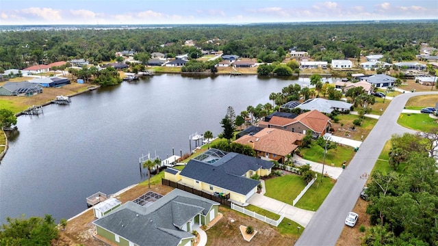 474 Lomond Dr, Port Charlotte, FL 33953 - aerial perspective of suburban area featuring a large body of water