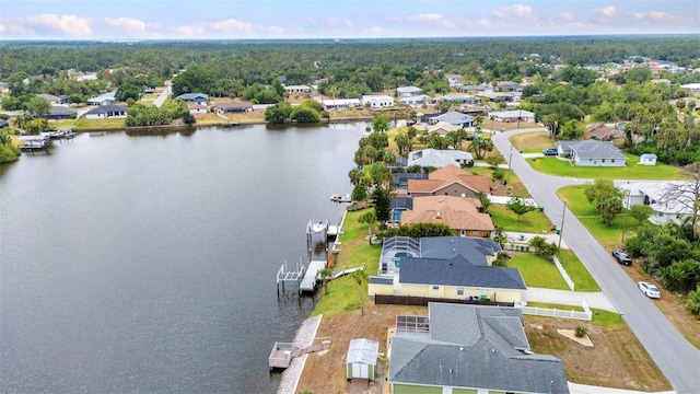 474 Lomond Dr, Port Charlotte, FL 33953 - aerial view of residential area with a large body of water