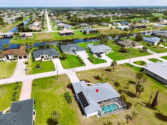 1025 Boundary Blvd, Rotonda West, FL 33947 - bird's eye view featuring a water view and a residential view