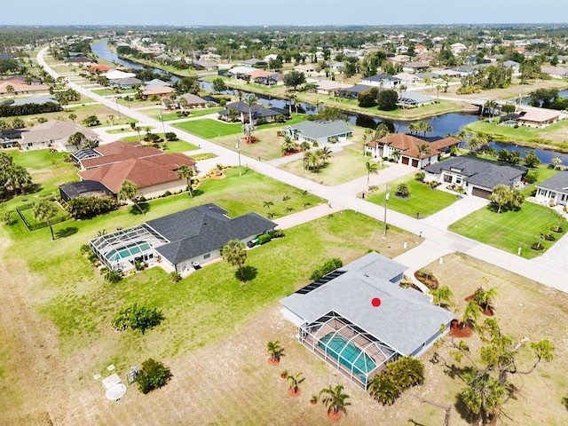 1025 Boundary Blvd, Rotonda West, FL 33947 - aerial view with a water view and a residential view