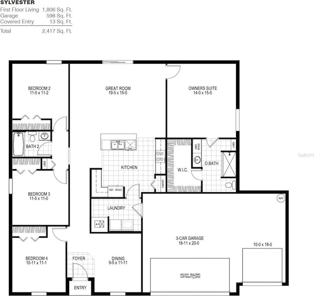 10 Ryker Ln, Palm Coast, FL 32164 - view of layout