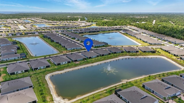 16079 Bandermill Dr, Port Charlotte, FL 33953 - aerial perspective of suburban area with a large body of water