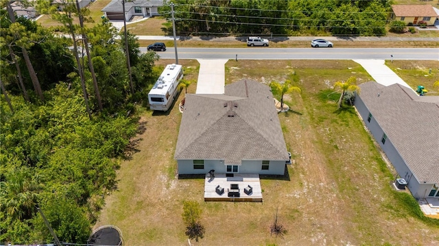 view from above of property