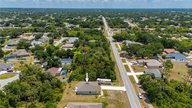 aerial perspective of suburban area