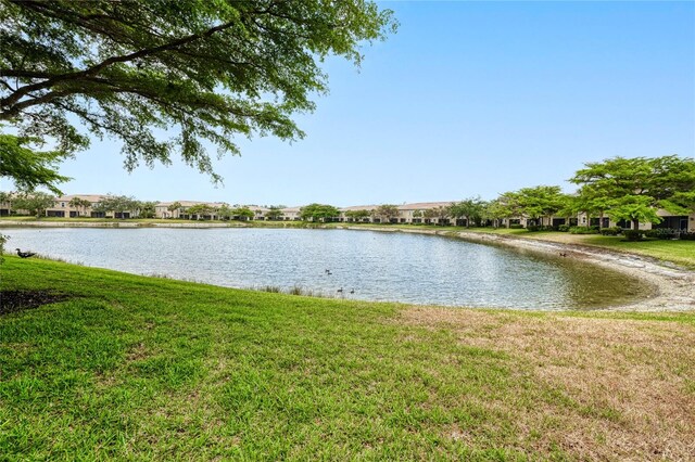 water view with nearby suburban area