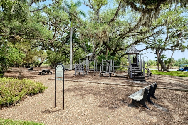 view of community playground