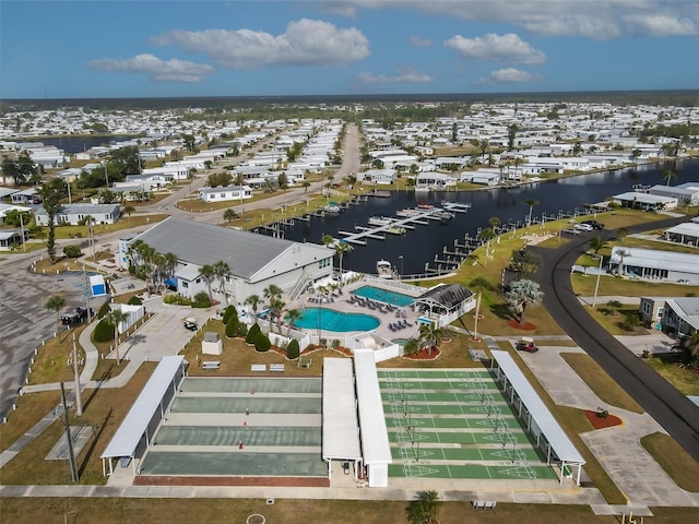 643 Blackburn Blvd, North Port, FL 34287 - drone / aerial view of a large body of water