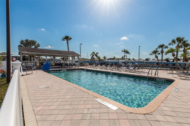 643 Blackburn Blvd, North Port, FL 34287 - community pool with a patio area
