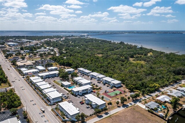 22375 Edgewater Dr Unit 123, Punta Gorda, FL 33980 - drone / aerial view featuring a water view
