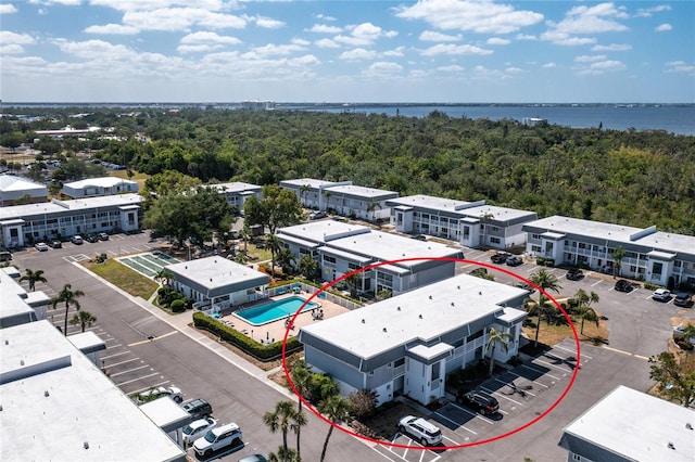 22375 Edgewater Dr Unit 123, Punta Gorda, FL 33980 - drone / aerial view with a water view