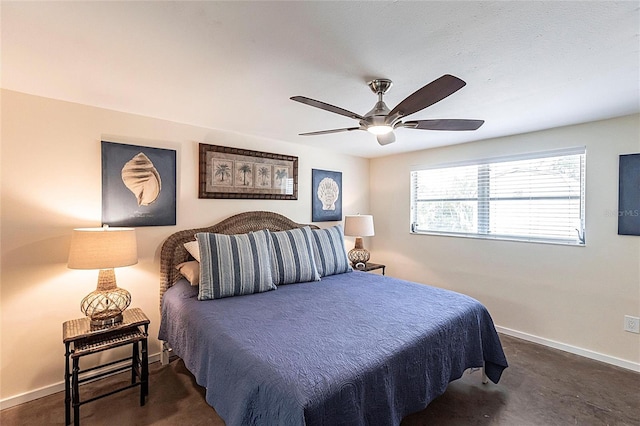 320 W Ann St, Punta Gorda, FL 33950 - bedroom featuring baseboards and ceiling fan