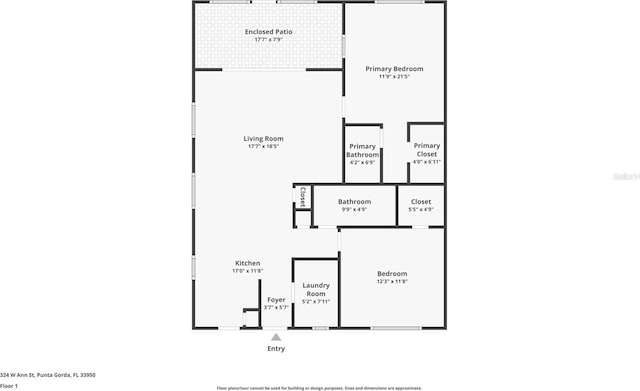 320 W Ann St, Punta Gorda, FL 33950 - floor plan