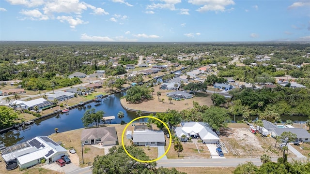 2331 Cannolot Blvd, Port Charlotte, FL 33948 - aerial view of residential area featuring a large body of water