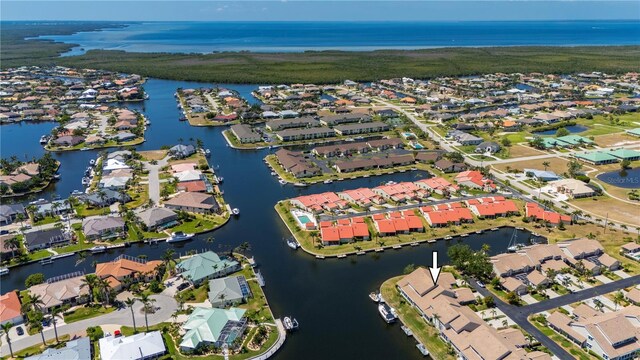 3800 Bal Harbor Blvd Unit 415, Punta Gorda, FL 33950 - aerial view of property's location featuring nearby suburban area and a nearby body of water