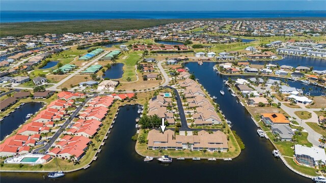 3800 Bal Harbor Blvd Unit 415, Punta Gorda, FL 33950 - aerial perspective of suburban area featuring a large body of water