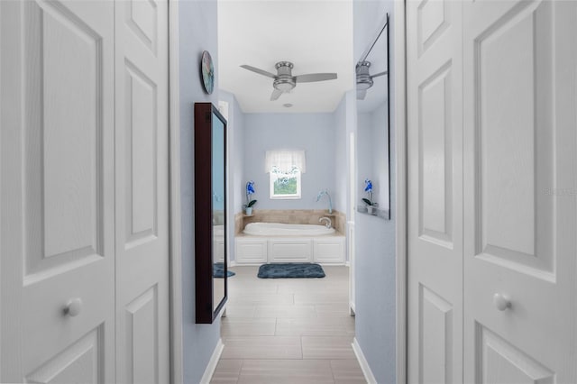 2911 Riverside Dr, Punta Gorda, FL 33950 - hall with baseboards