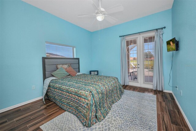 12951 SW Kingsway Cir, Lake Suzy, FL 34269 - bedroom with multiple windows, baseboards, and wood finished floors