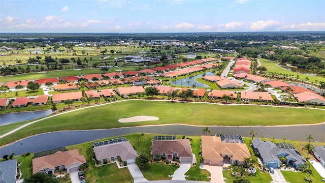 12951 SW Kingsway Cir, Lake Suzy, FL 34269 - aerial overview of property's location featuring nearby suburban area, a golf club, and a nearby body of water