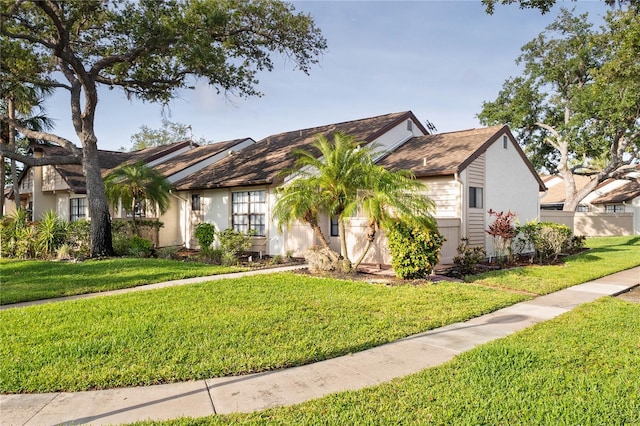 5301 Linksman Pl, North Port, FL 34287 - single story home with a front yard and stucco siding