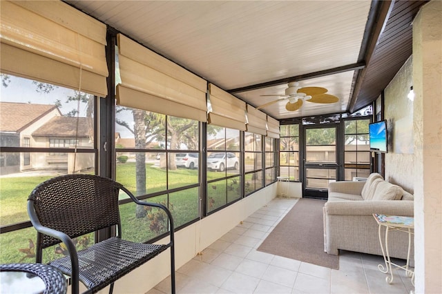 5301 Linksman Pl, North Port, FL 34287 - sunroom / solarium with ceiling fan