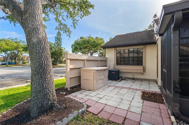 5301 Linksman Pl, North Port, FL 34287 - view of patio with cooling unit