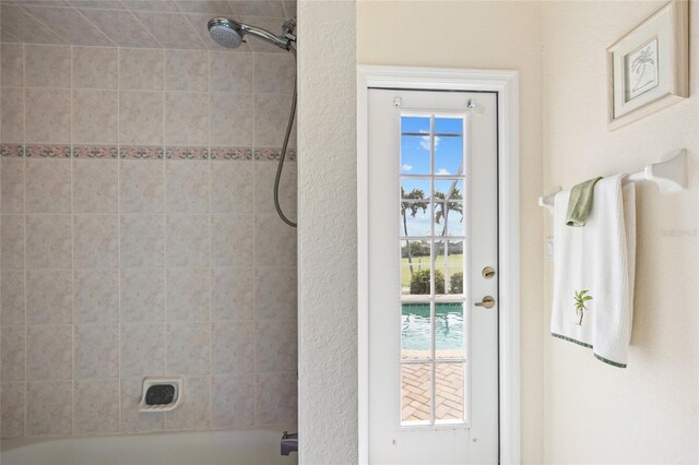 entryway with plenty of natural light