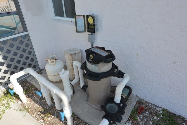exterior view of pump