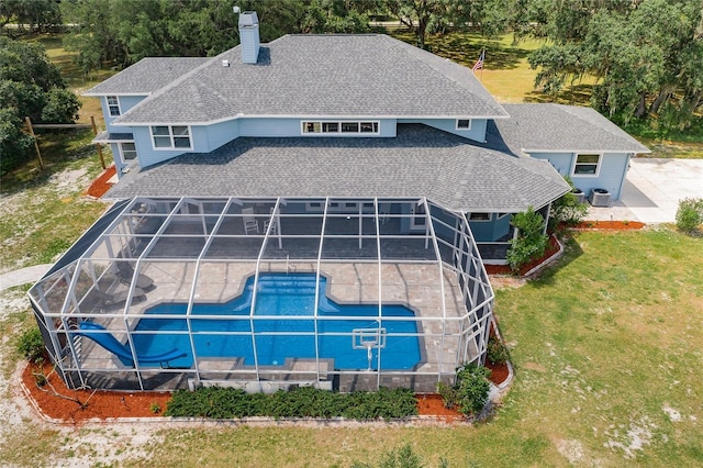 7192 SW Albritton St, Arcadia, FL 34266 - aerial view of property and surrounding area featuring a pool