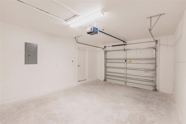 27438 Corinthian Dr, Punta Gorda, FL 33955 - garage featuring electric panel and a garage door opener