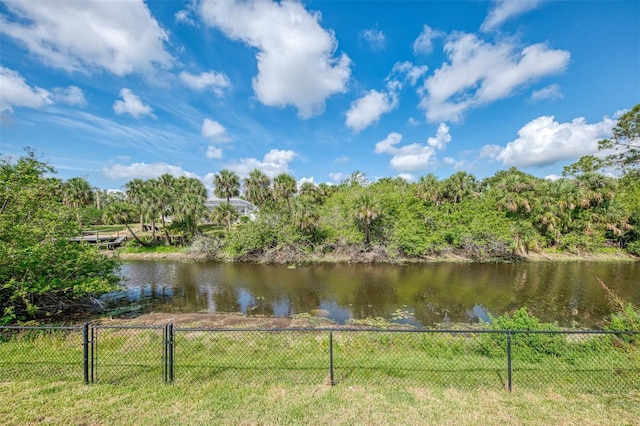 3027 Ridgewood Dr, North Port, FL 34287 - water view with fence