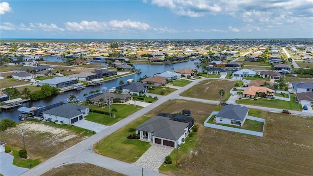 3527 NW 8th Ter, Cape Coral, FL 33993 - aerial view of residential area with a large body of water