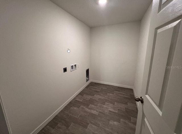 9 Rainbrook Dr, Palm Coast, FL 32164 - washroom featuring electric dryer hookup, hookup for a washing machine, and baseboards