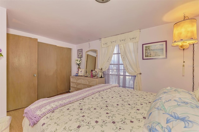 12018 Saragossa Ln, North Port, FL 34287 - bedroom featuring a closet and light wood finished floors