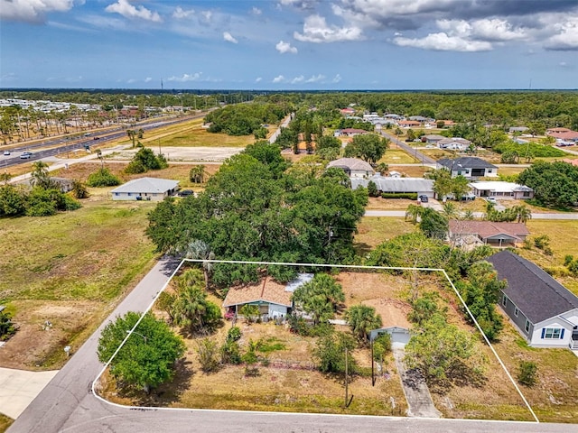 12018 Saragossa Ln, North Port, FL 34287 - aerial view of residential area featuring property boundaries highlighted