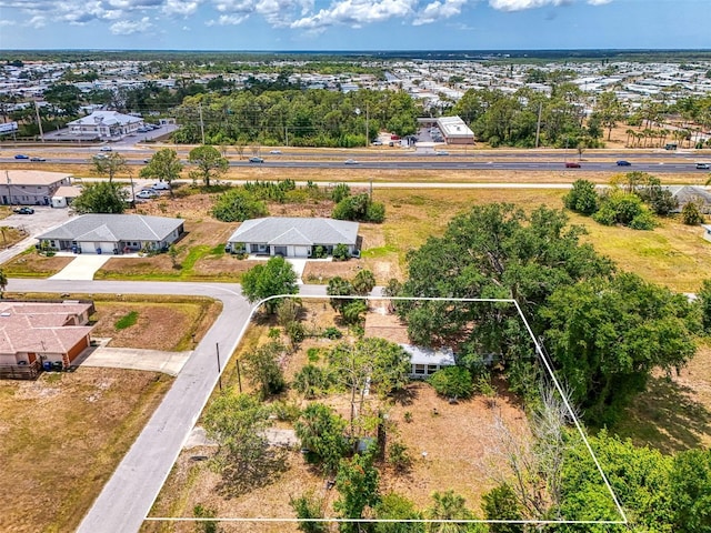 12018 Saragossa Ln, North Port, FL 34287 - aerial view of residential area with property boundaries highlighted