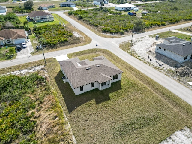aerial perspective of suburban area