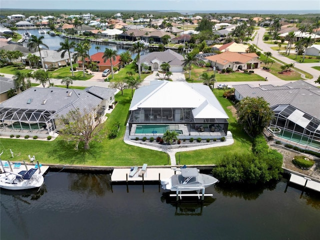 1306 Osprey Dr, Punta Gorda, FL 33950 - aerial view of residential area with a large body of water