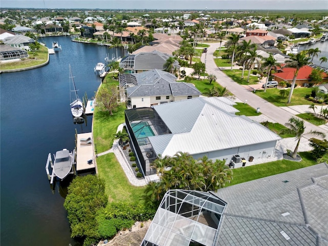 1306 Osprey Dr, Punta Gorda, FL 33950 - aerial view of residential area with a large body of water