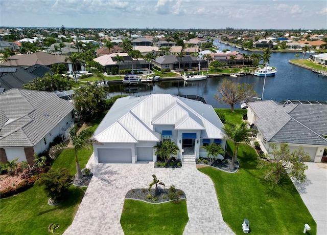 1306 Osprey Dr, Punta Gorda, FL 33950 - aerial view of residential area with a nearby body of water