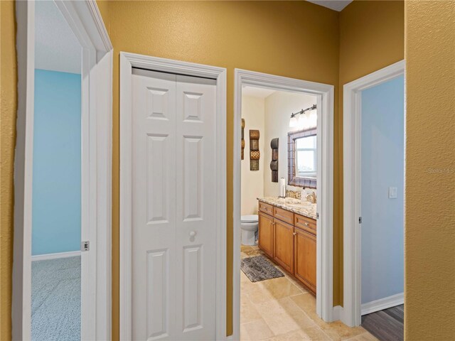 11982 Granite Woods Loop, Venice, FL 34292 - hall with baseboards