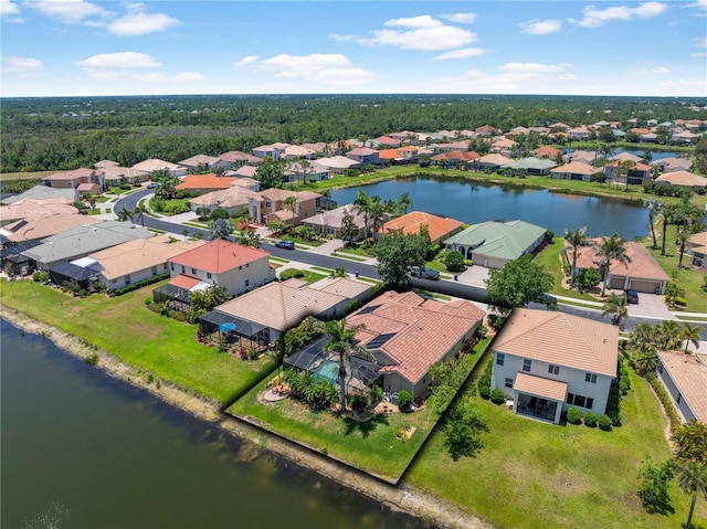 11982 Granite Woods Loop, Venice, FL 34292 - aerial view of residential area featuring a large body of water