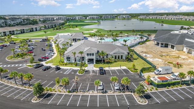 43984 Boardwalk Loop Unit 1726, Punta Gorda, FL 33982 - bird's eye view of a nearby body of water, a golf club, and a pool