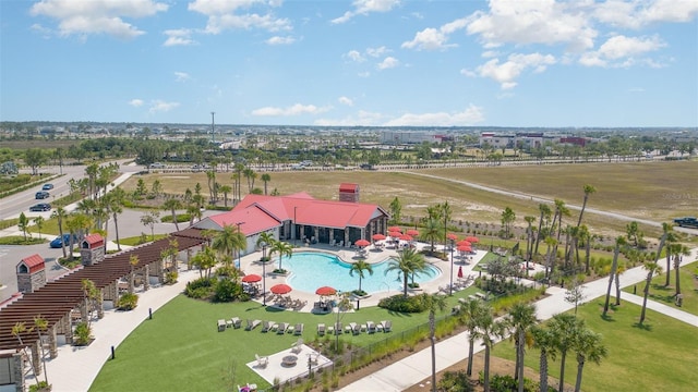 43984 Boardwalk Loop Unit 1726, Punta Gorda, FL 33982 - aerial view of a pool