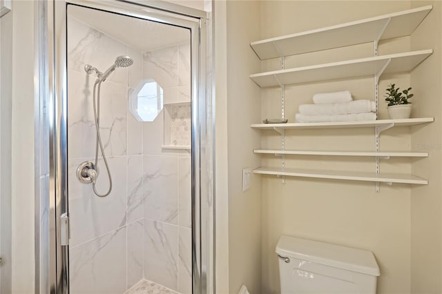 3301 Santa Barbara Dr, Punta Gorda, FL 33983 - bathroom featuring toilet and a shower stall